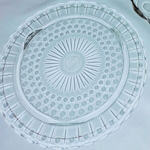 Federal Glass cake plate